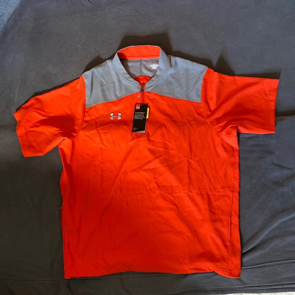 Men’s UA Squad Coach’s Short-Sleeve 1/4 Zip